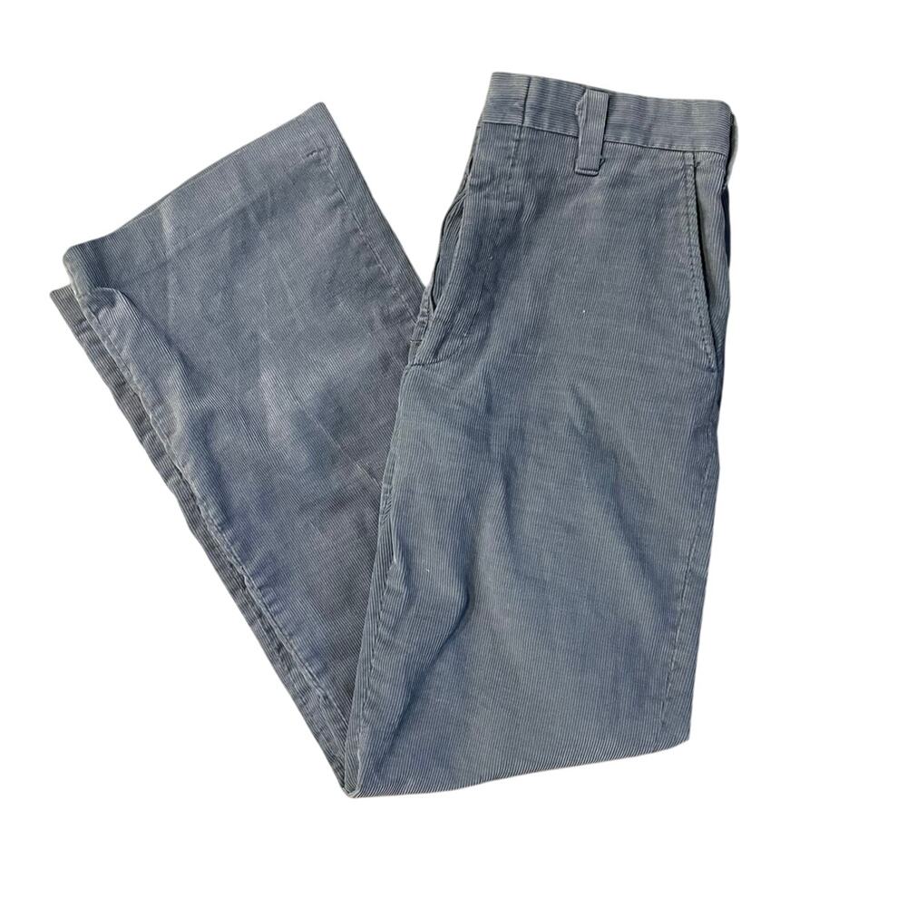 Light Blue Vintage Flared Corduroys (W6)